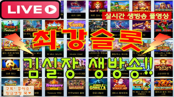 한국 최고의 슬롯사이트 추천! 지금 바로 가입하고 대박 기회를 잡아라!